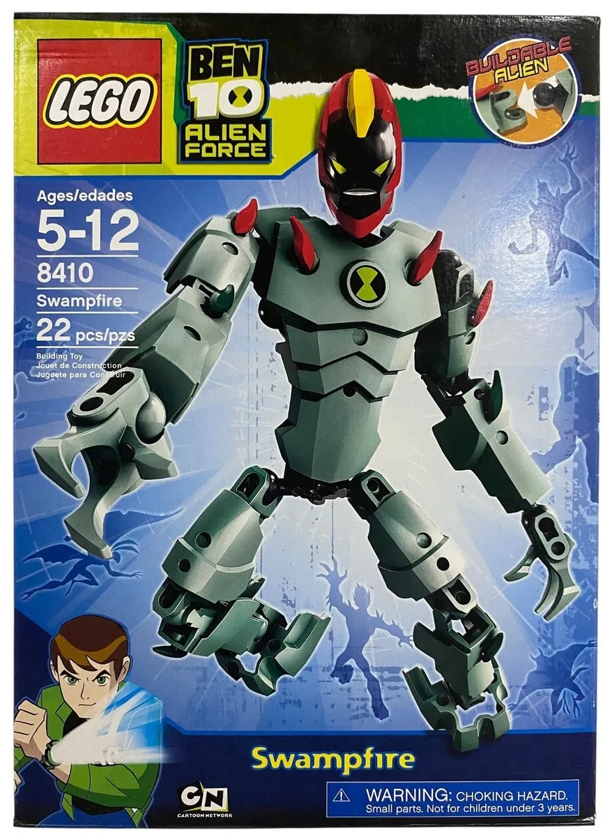 Swampfire 8410, серия Ben 10: Alien Force, 22 детали, 2010 год