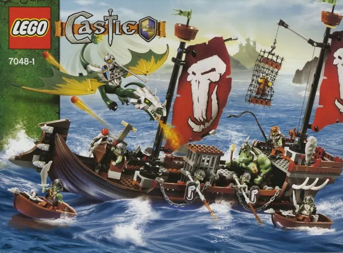 Troll Warship 7048, серия Castle, 493 деталей, 2008 год