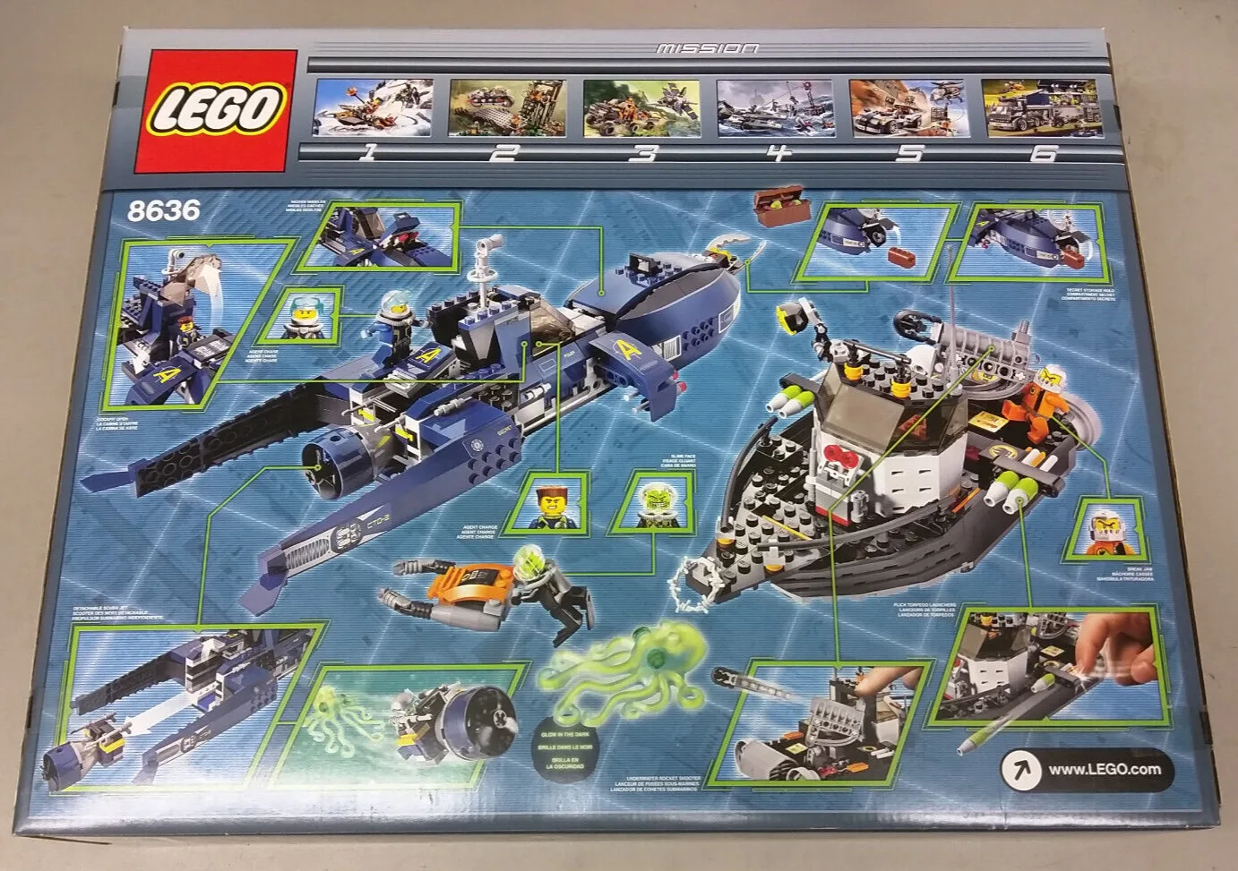 Deep Sea Quest 8683, серия Agents, 520 деталей, 2008 год