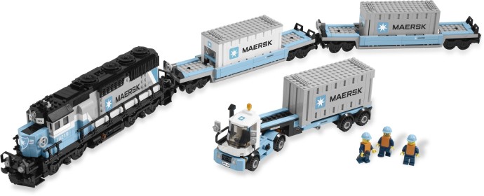 LEGO 10219 Maersk Train — экспонат музея Las Legas