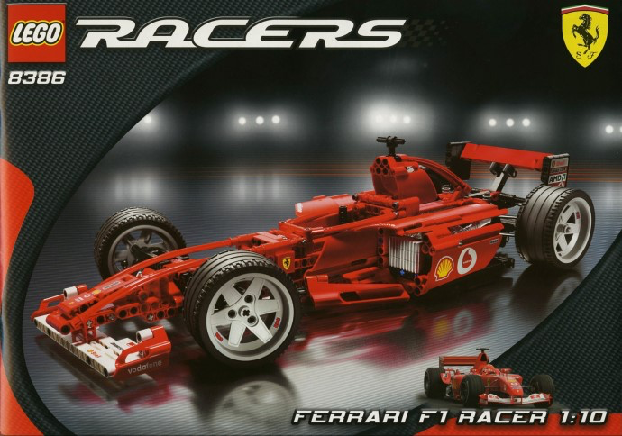 LEGO 8386 Ferrari F1 Racer 1:10 — экспонат музея Las Legas