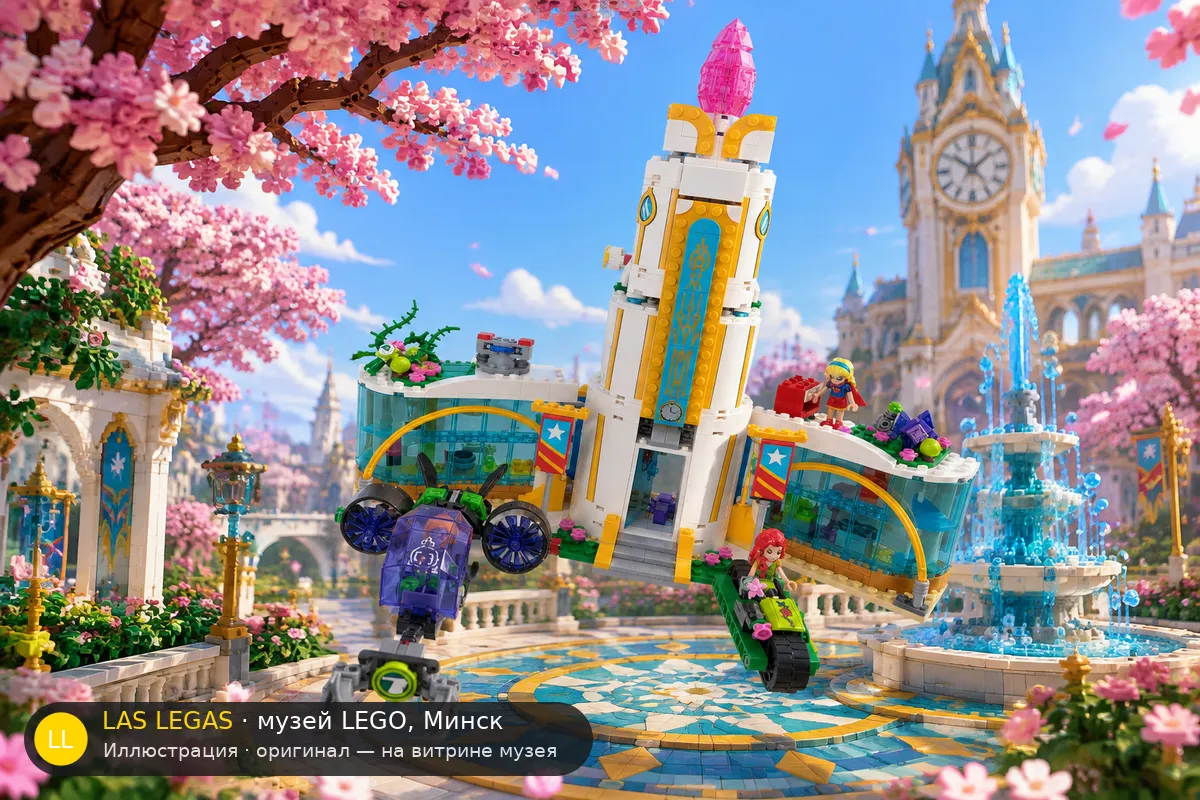 LEGO 41232 Super Hero High School — экспонат музея Las Legas