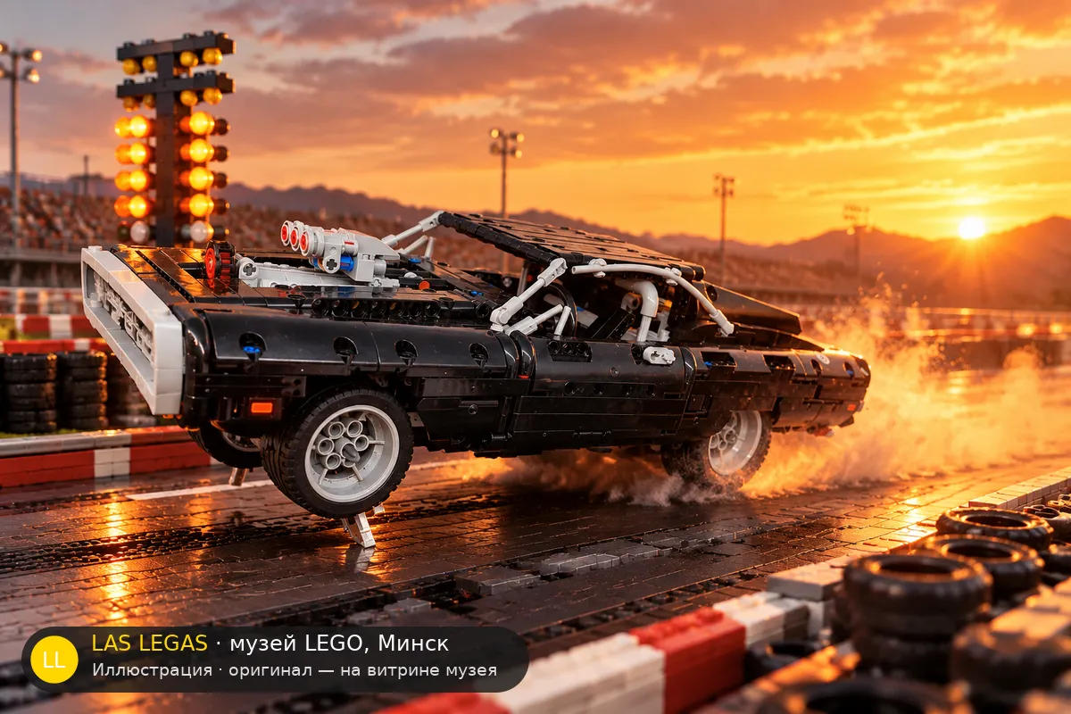 LEGO 42111 Dom's Dodge Charger — экспонат музея Las Legas